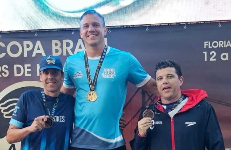 Imagem da notícia Ansefiano é Medalha de Ouro na Copa Brasil Master de Natação